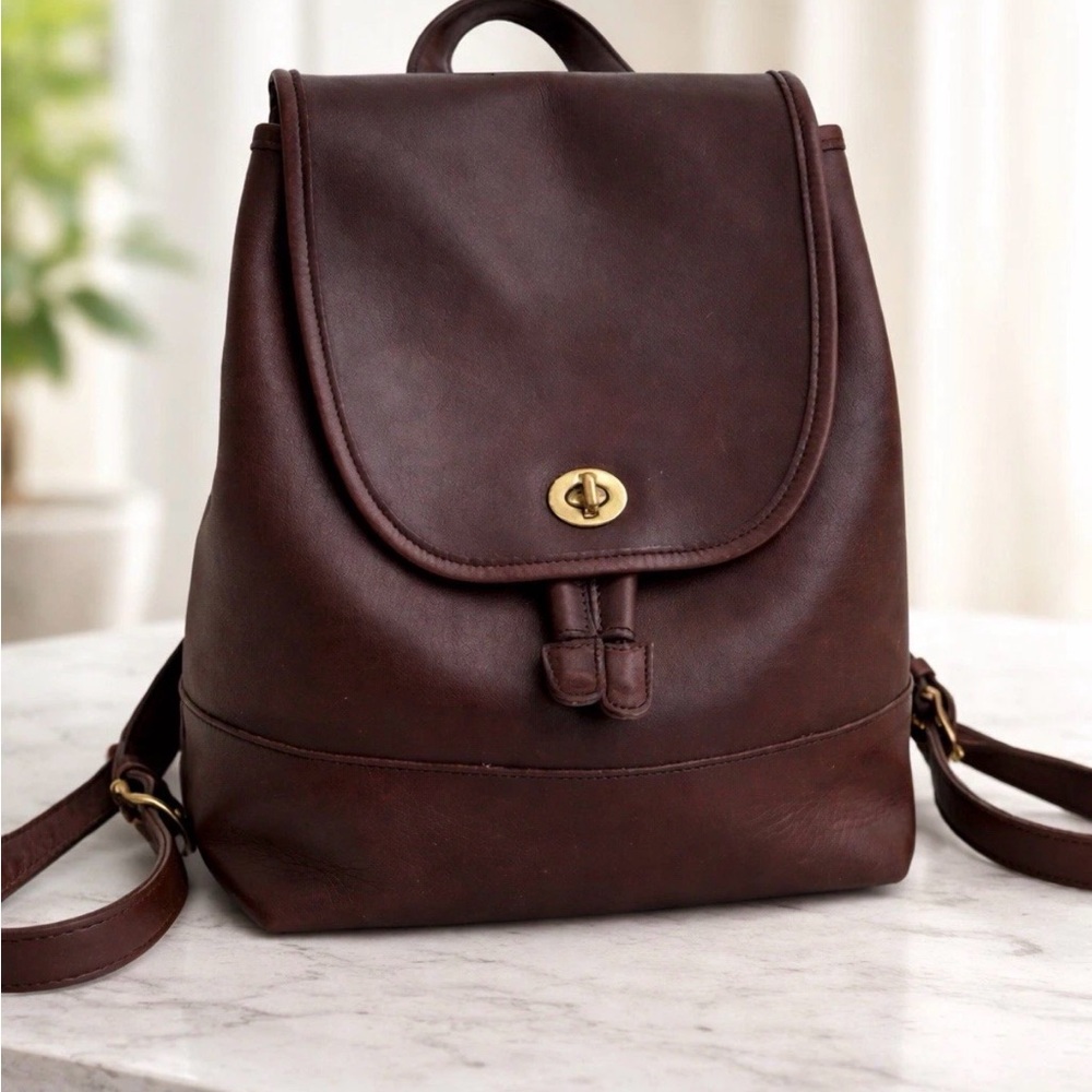 Vintage Coach 9791 Daypack in Mahogany